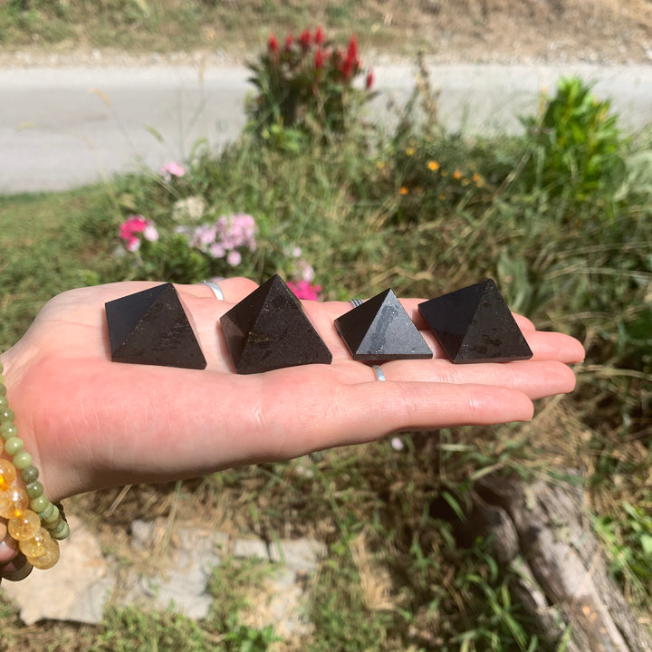 Black Tourmaline Pyramid