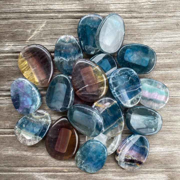 Fluorite Worry Stone