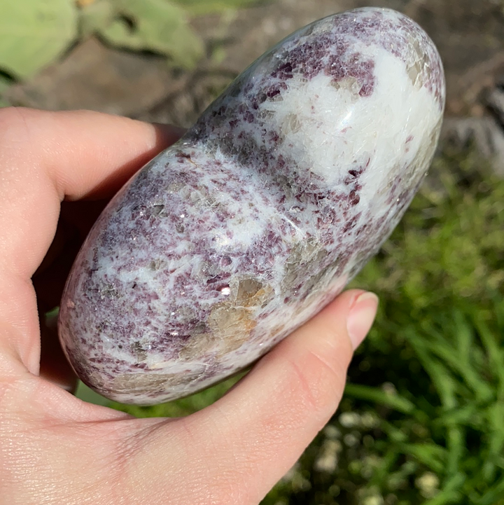 Lepidolite Heart-HT9-3