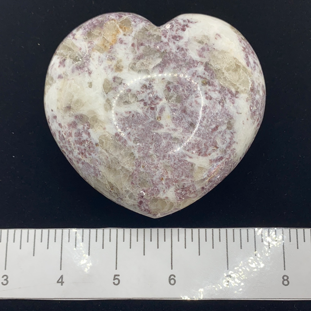Lepidolite Heart-HT9-3