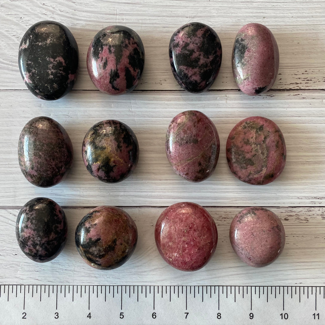 Rhodonite Palm Stone-PS9-2