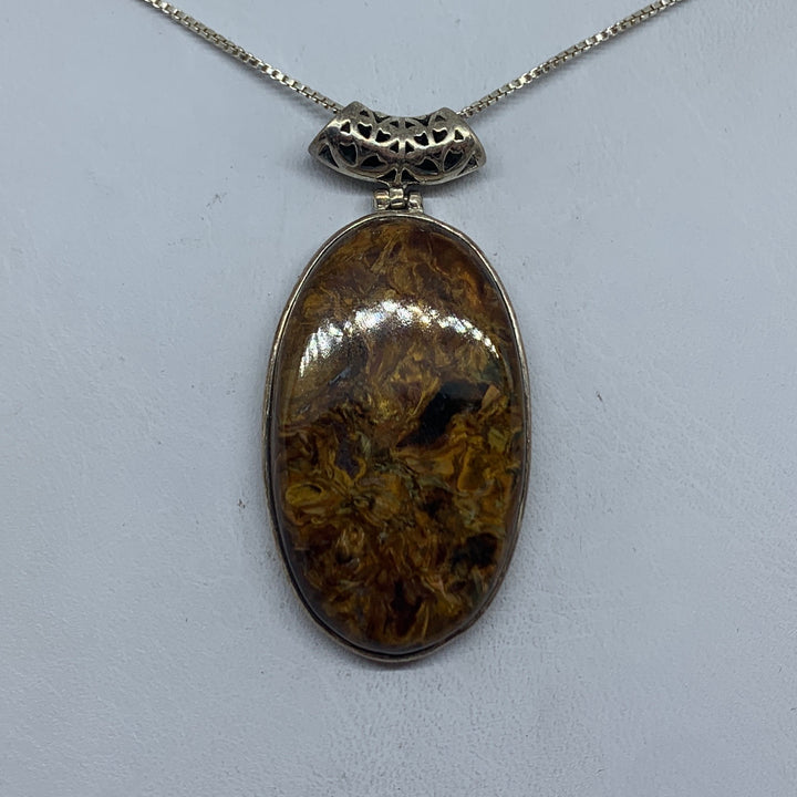 Pietersite Pendant SS SW