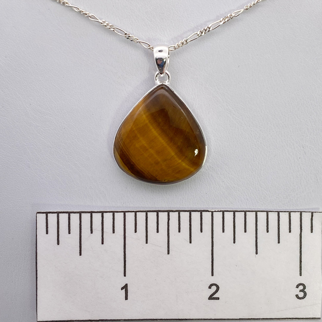 Tiger Eye Pendant SS  - MNS965