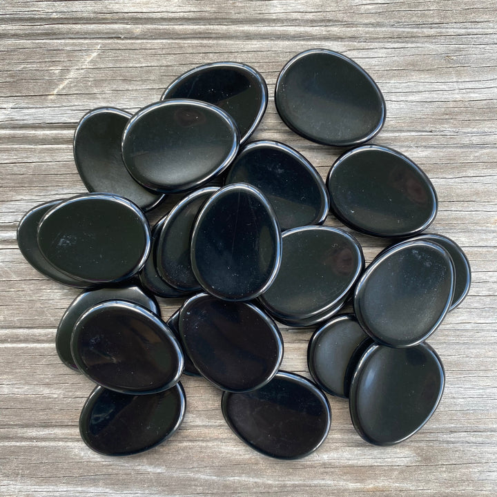 Obsidian Worry Stone