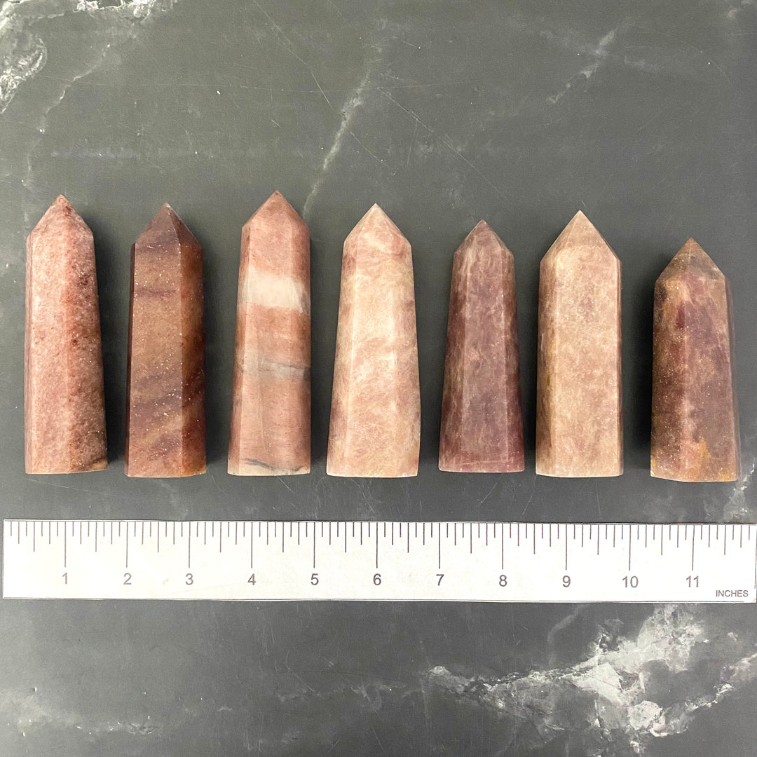 Strawberry Quartz Point PT43-6