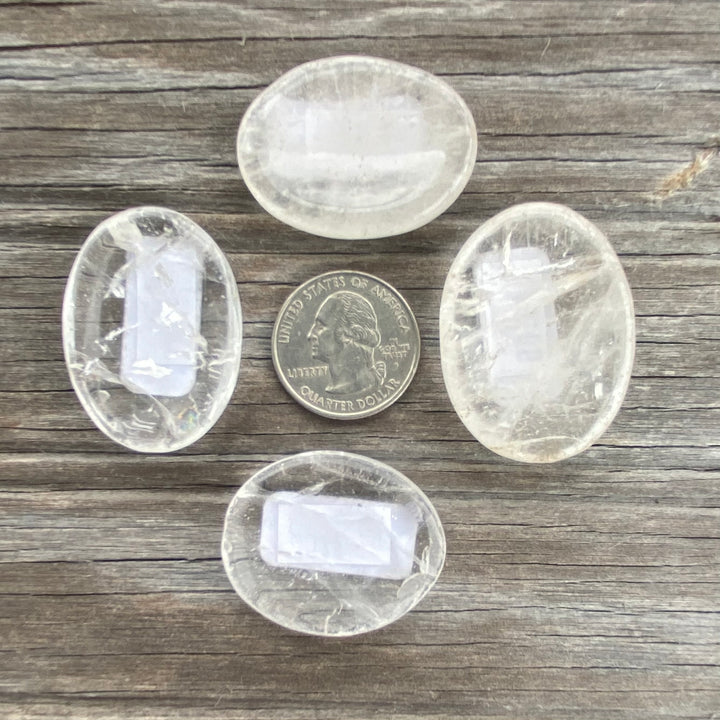 Clear Quartz Worry Stone