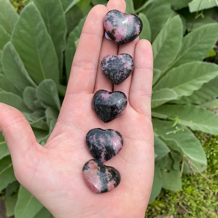 Rhodonite Heart HT29-2