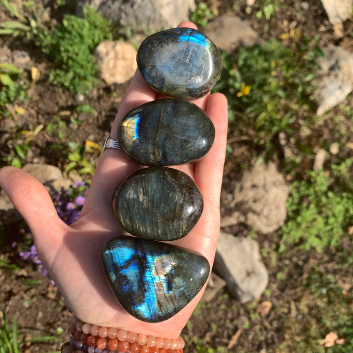 Labradorite Palm Stone PS15-1