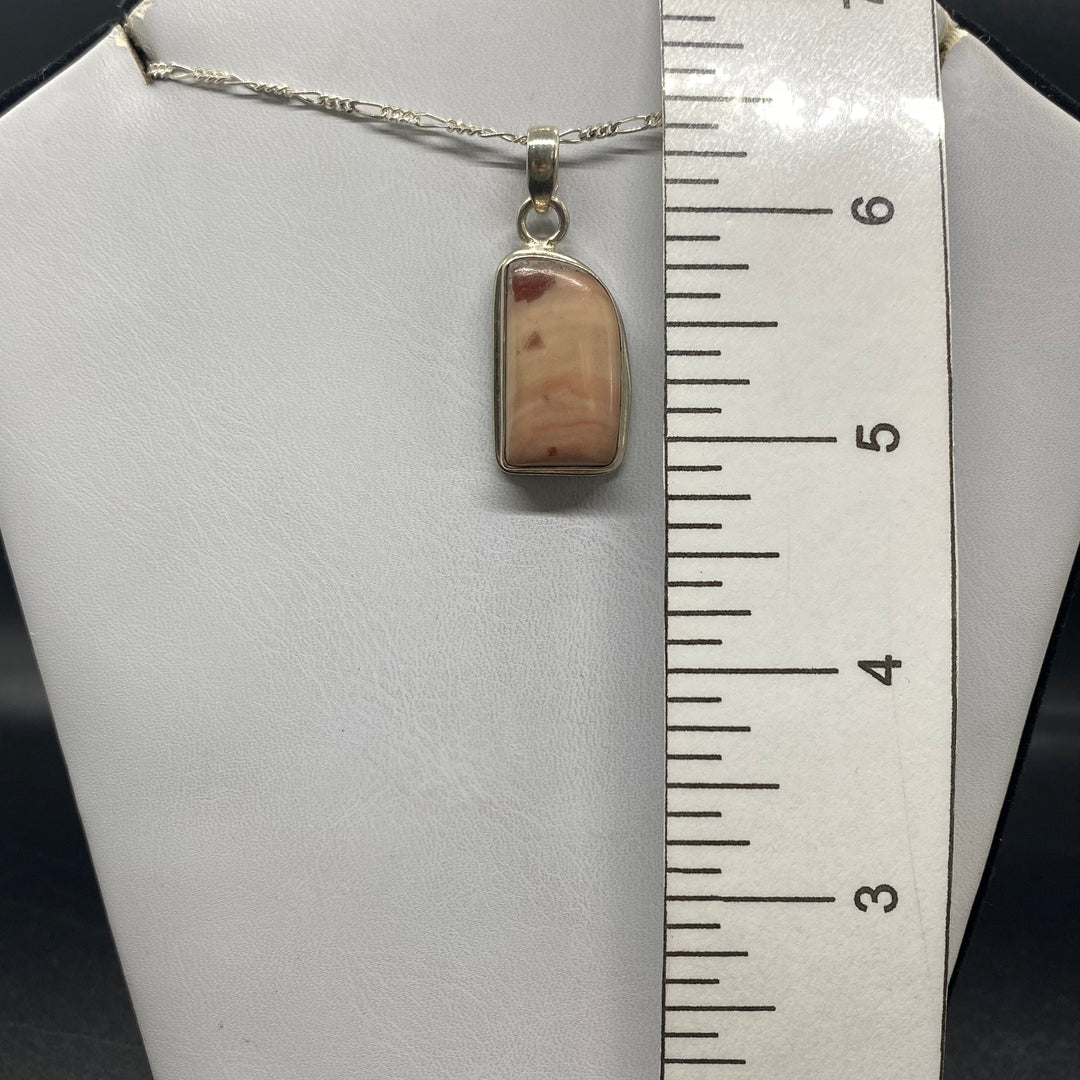 Porcelain Jasper SS Pendant-TM1621