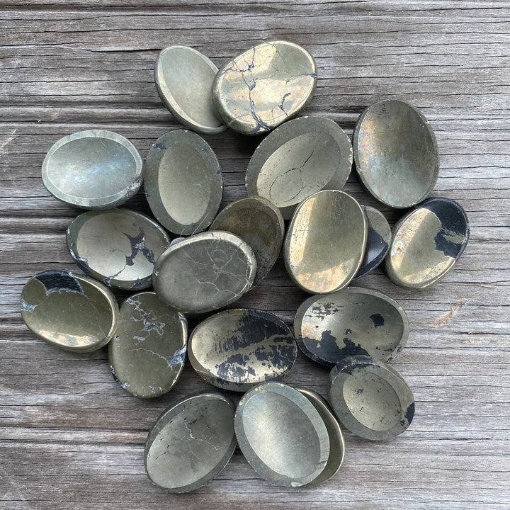 Pyrite Worry Stone