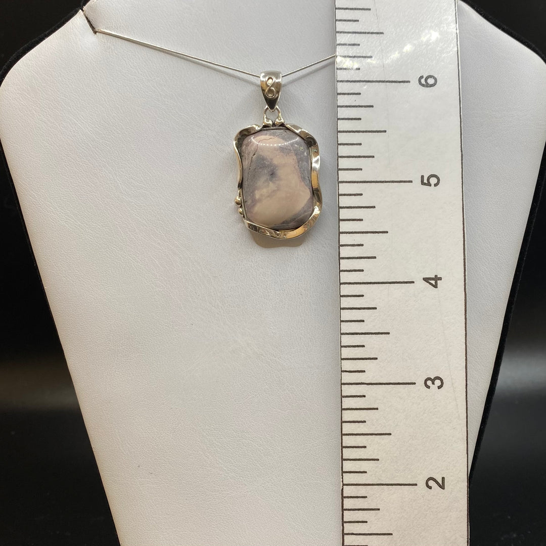 Porcelain Jasper SS Pendant-TM226