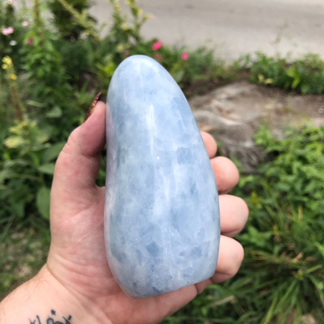 Blue Calcite Free Form CCEC404