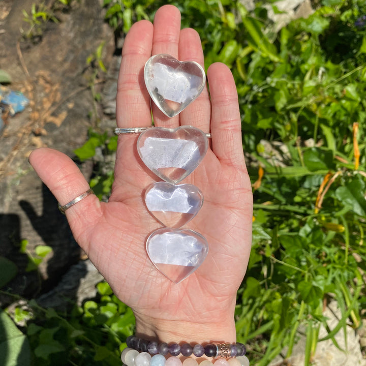 Clear Quartz Heart HT23-1