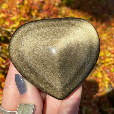 Goldsheen Obsidian Heart-HT15-6