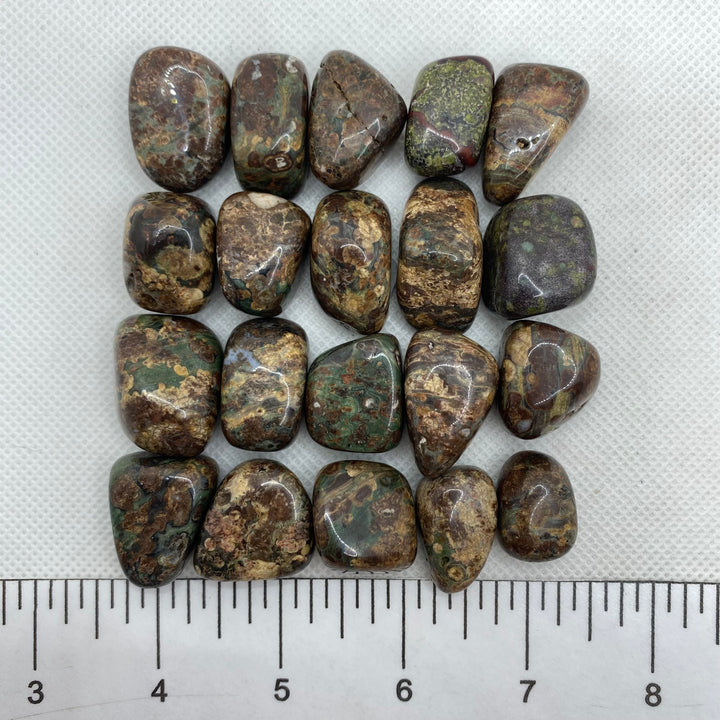 Jasper-Green Leopard  (Polished) J227