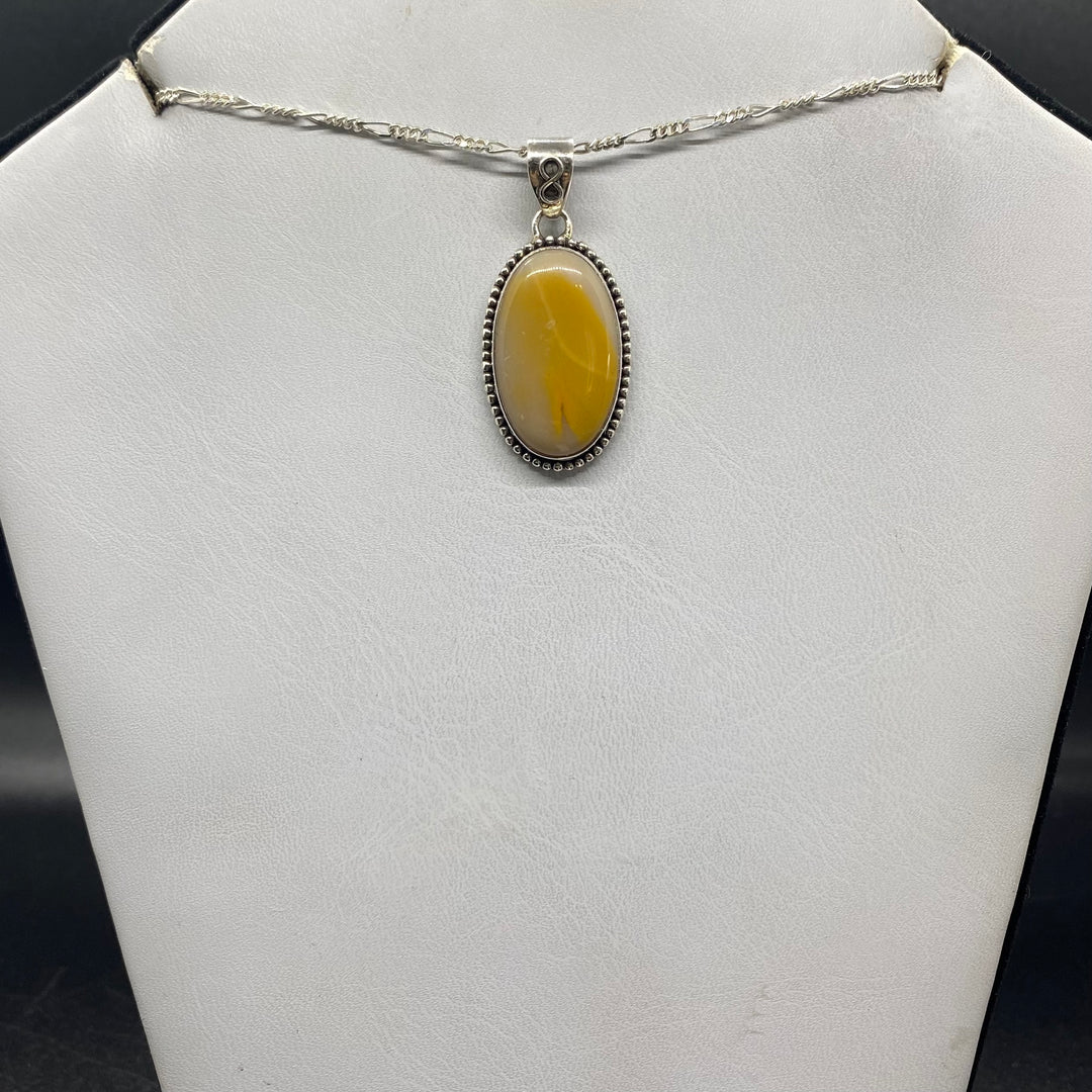 Mookaite Jasper SS Pendant-TM1627