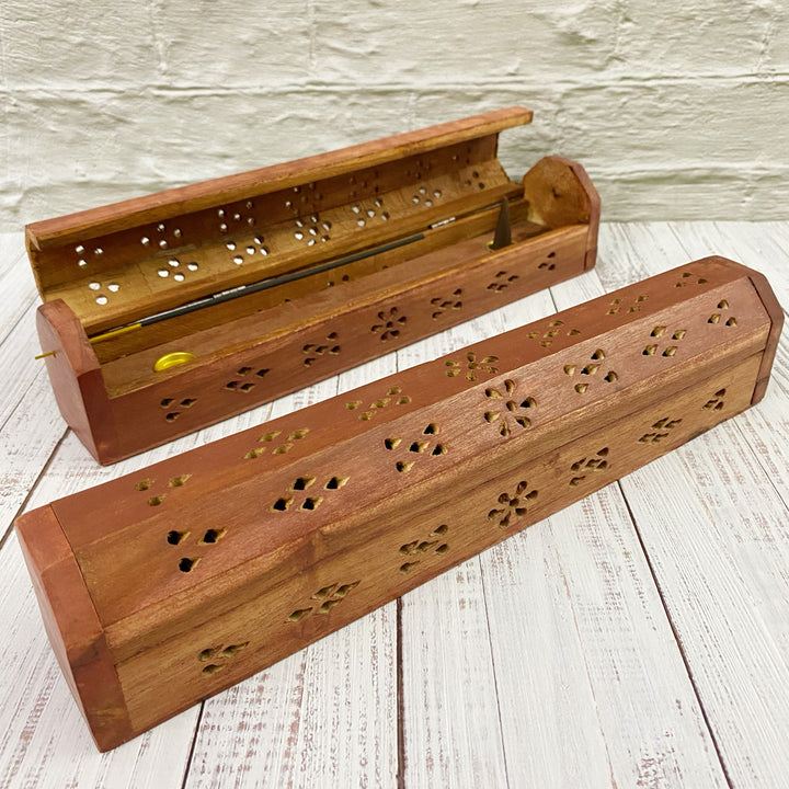 Wood Incense Storage Box