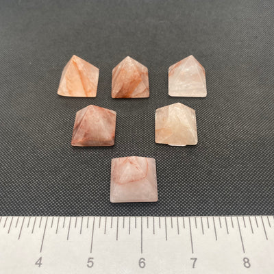 Quartz (Hematoid) Pyramid PY7-1