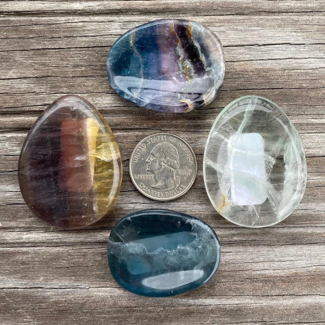 Fluorite Worry Stone