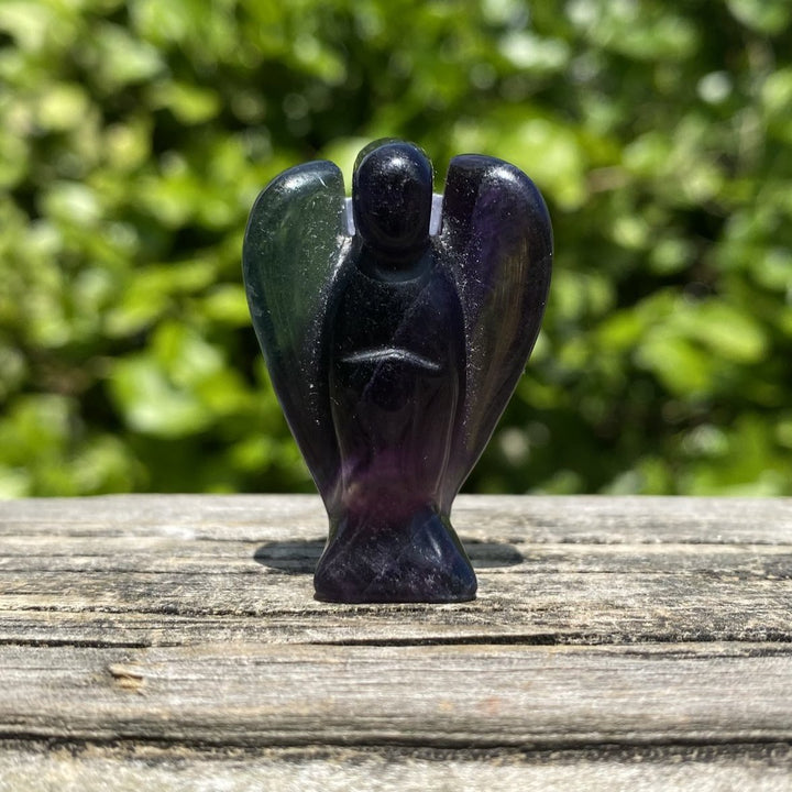 Carved Gemstone Angel 1.75"