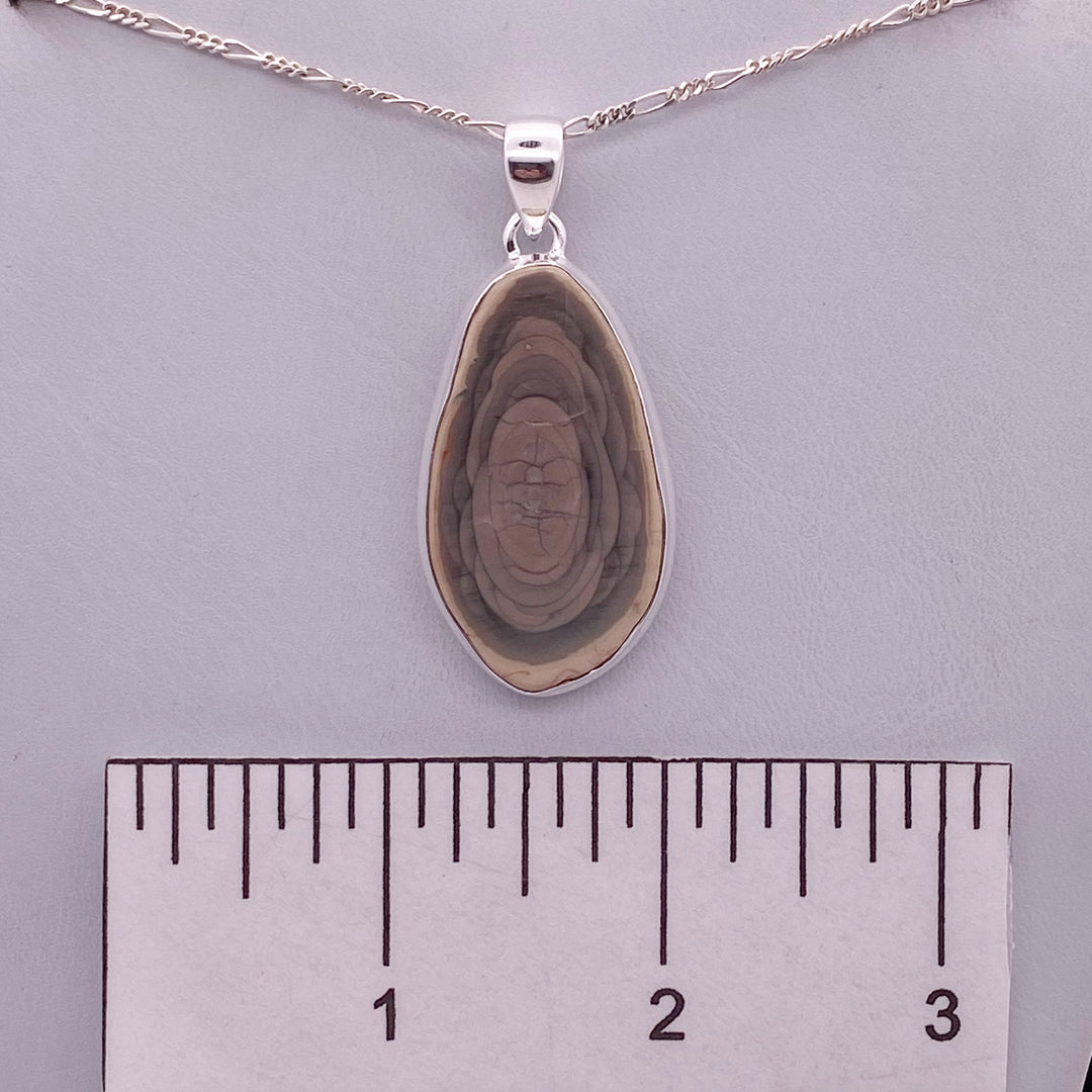 Imperial Jasper Pendant SS  - MNS941