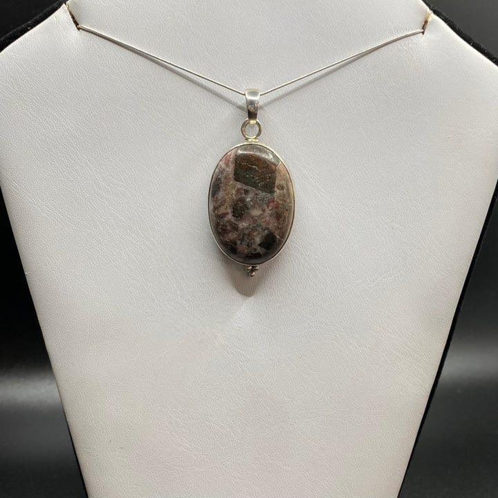 Brecciated Jasper SS Pendant-TM216