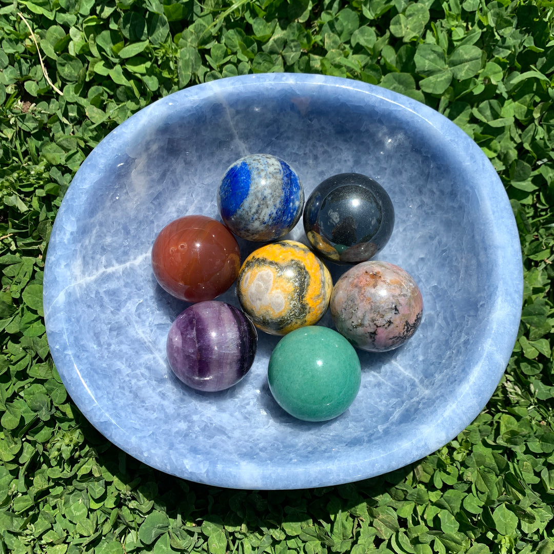 Blue Calcite Bowl