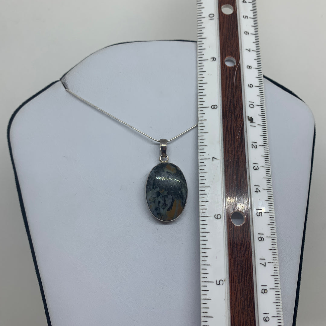 Jasper Pendant SS P5