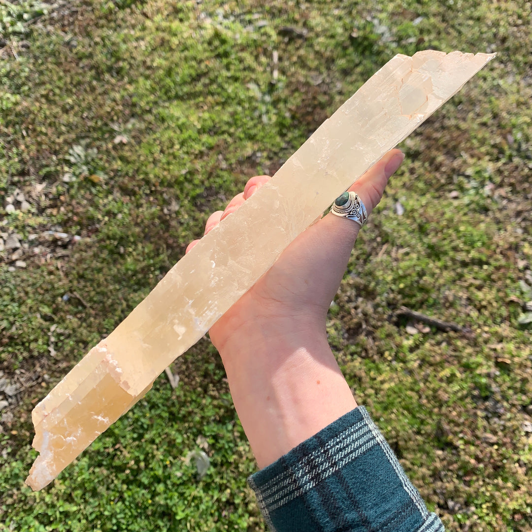 Golden Selenite Blade