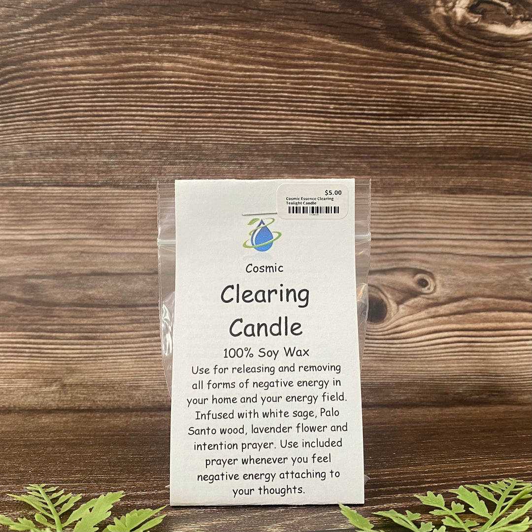 Cosmic Essence Clearing Tealight Candle