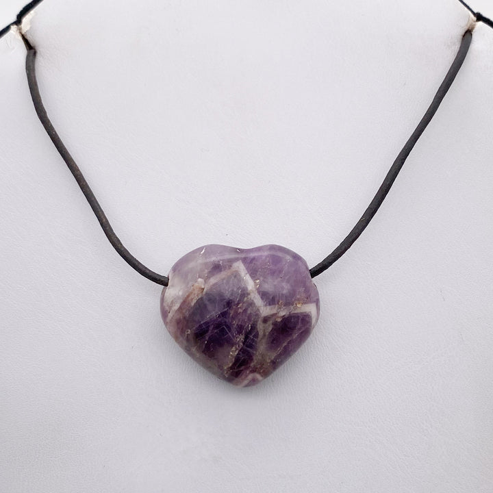 Amethyst Heart Necklace