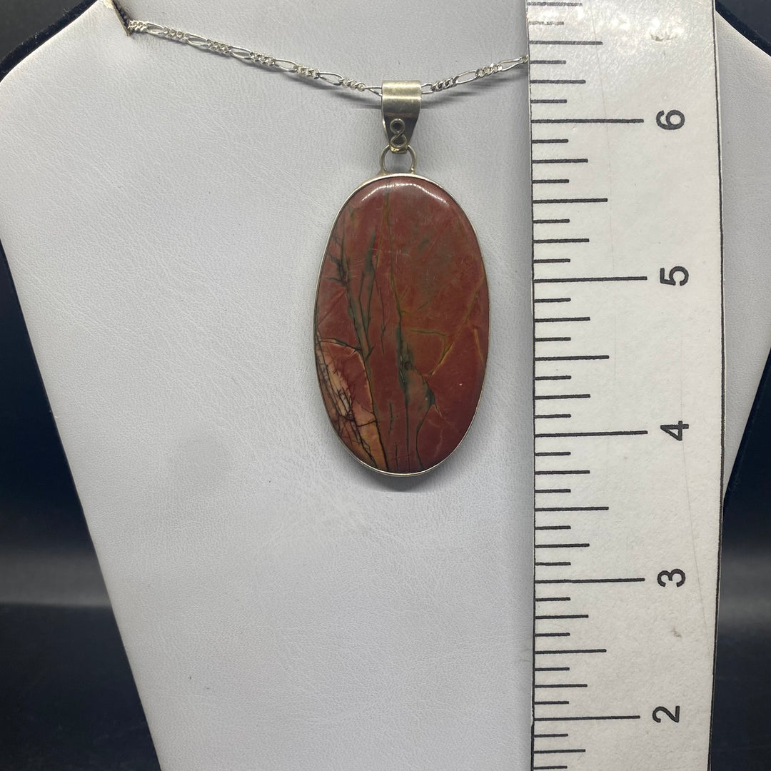 Cherry Creek Jasper SS Pendant TM1530