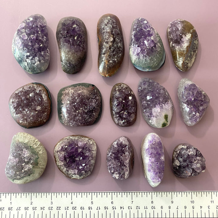 Amethyst Full Polish Cluster AME9-1