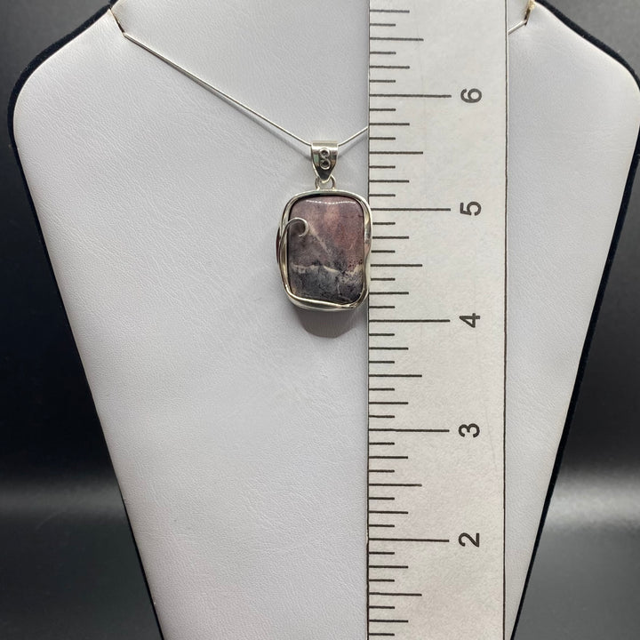 Porcelain Jasper SS Pendant-TM191