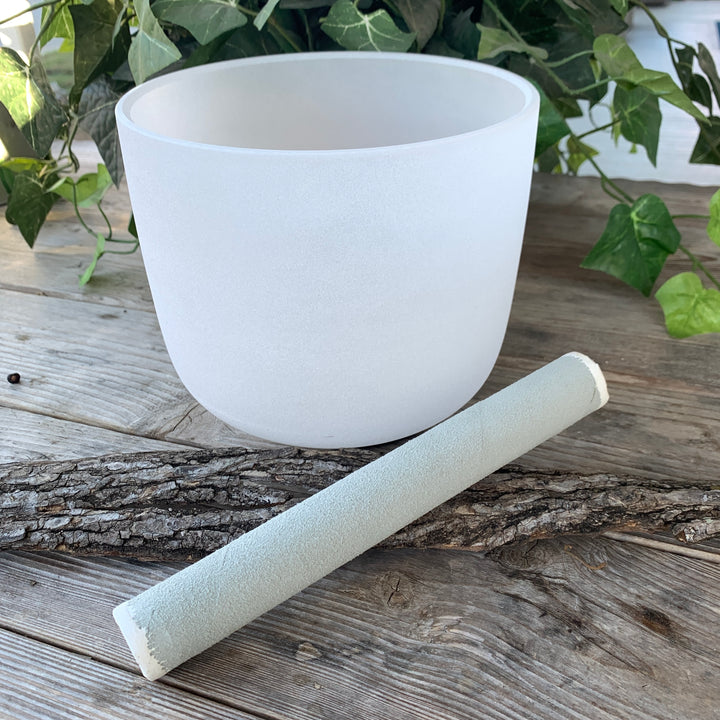 Crystal Singing Bowl 7-9" (off white)