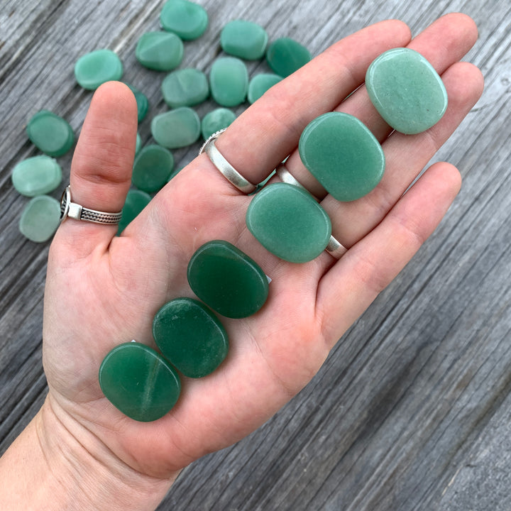 Aventurine (Green) Thumb Stone JC73