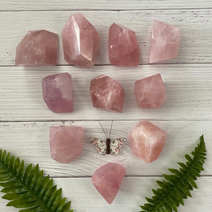 Rose Quartz Polygon-PLG1-3