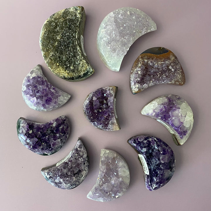 Amethyst Moon Clusters MS1-4