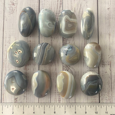 Banded Agate Palm Stone PS29-3