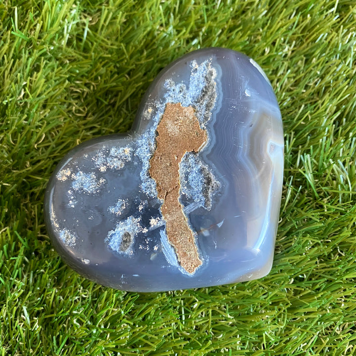 Druze Agate Heart-HT17-16