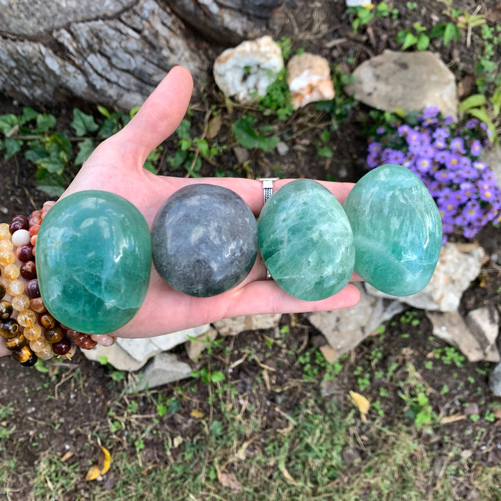 Fluorite Palm Stone PS56-1