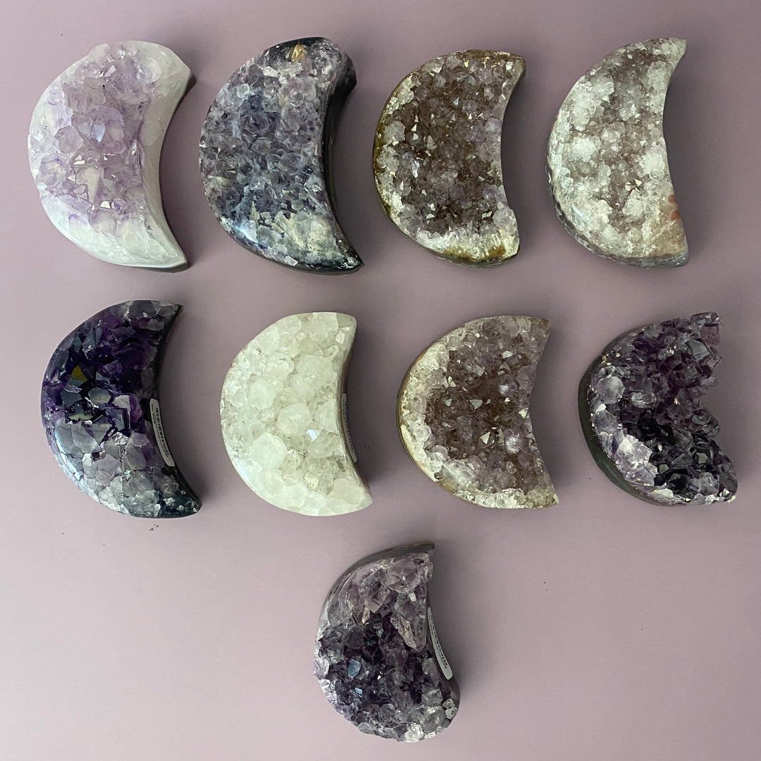 Amethyst Moon Clusters MS1-7