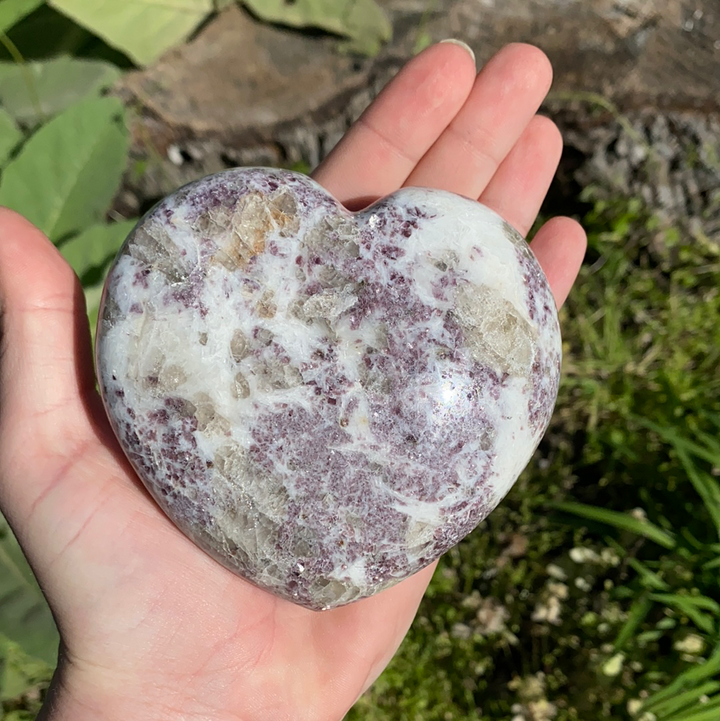 Lepidolite Heart-HT9-3