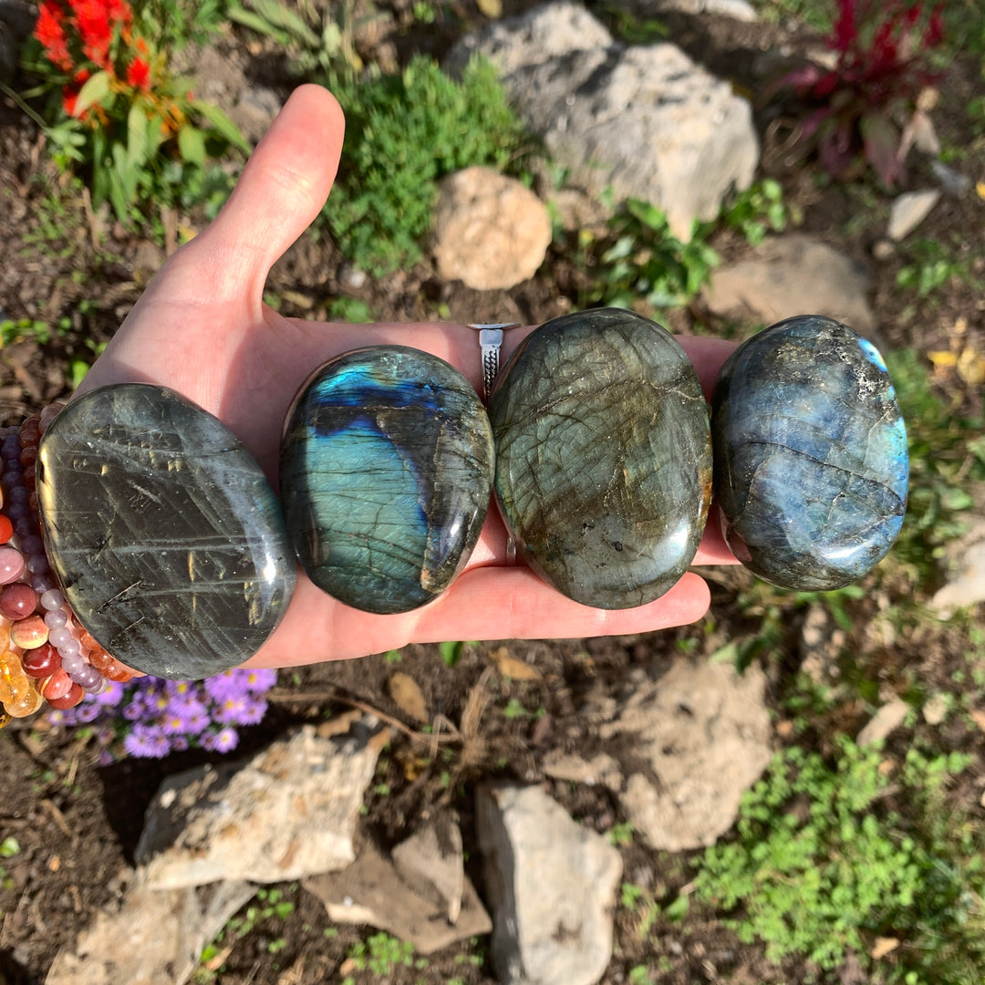 Labradorite Palm Stone PS15-2