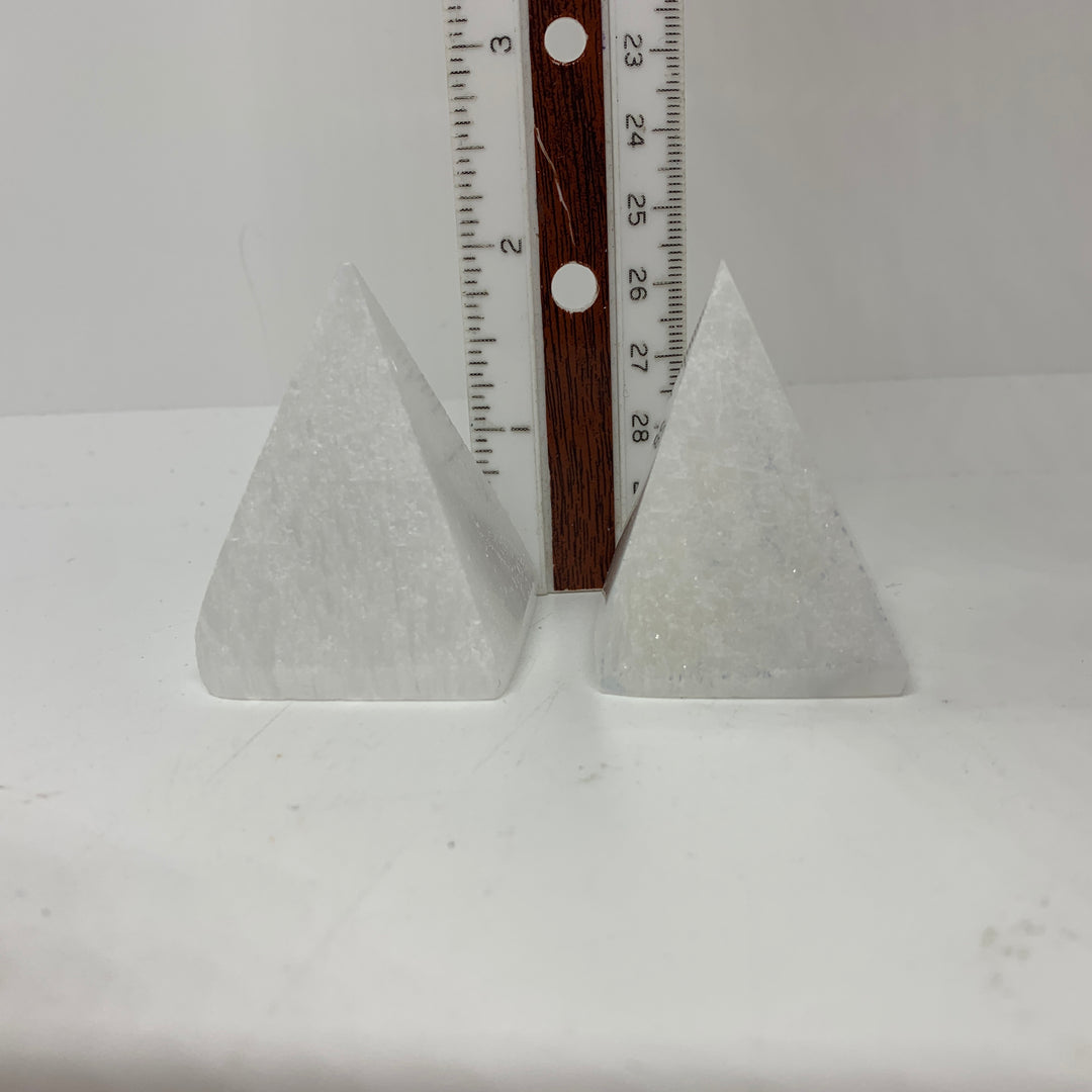 Selenite Pyramid Medium