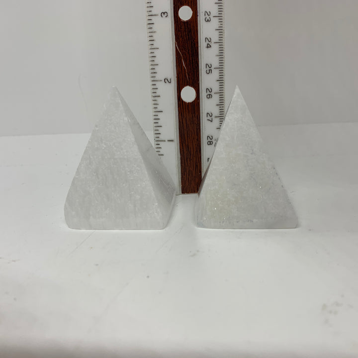 Selenite Pyramid Medium