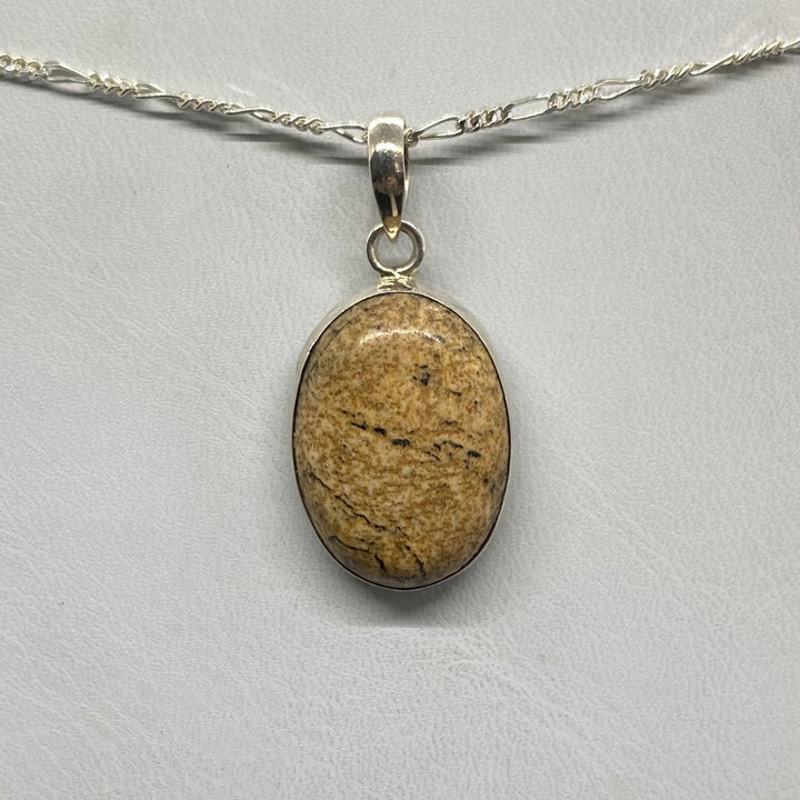 Picture Jasper SS Pendant-TM1625