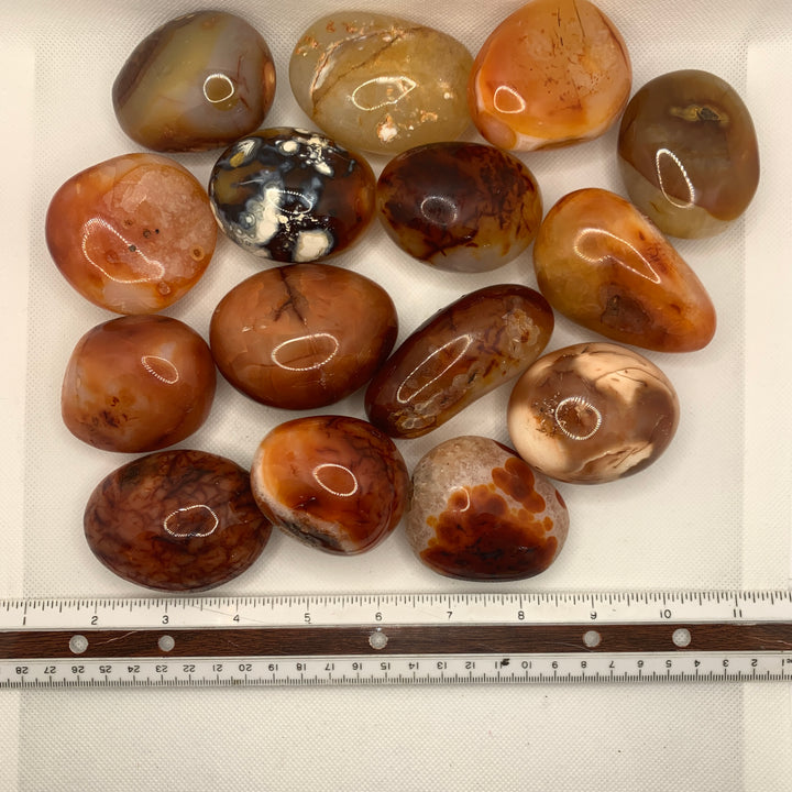 Carnelian Palm Stone PS2-3