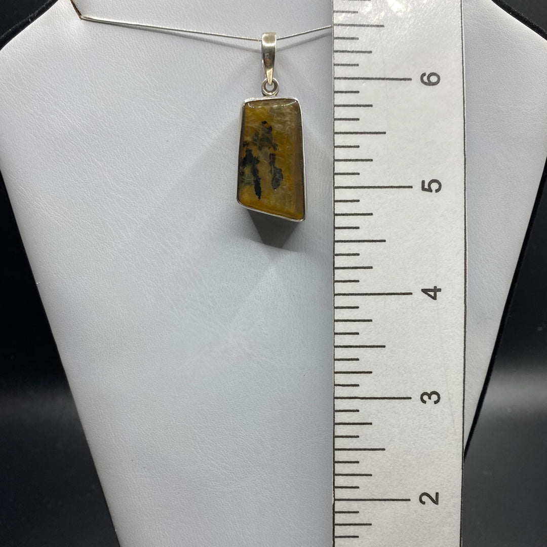 Dendritic Quartz SS Pendant-TM181