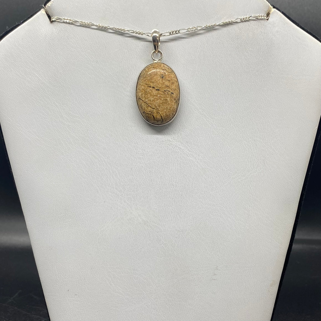 Picture Jasper SS Pendant-TM1625